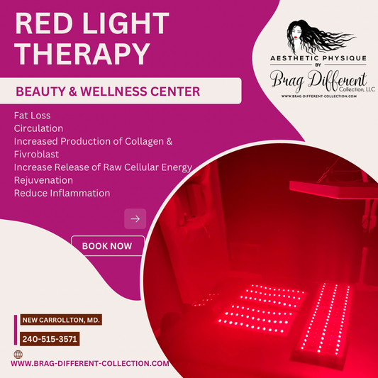 Red Light Therapy Body Treatment or LED w/ Microcurrent Skin Therapy- Scar Reduction, Anti-Aging/Rejuvenation Treatment Services