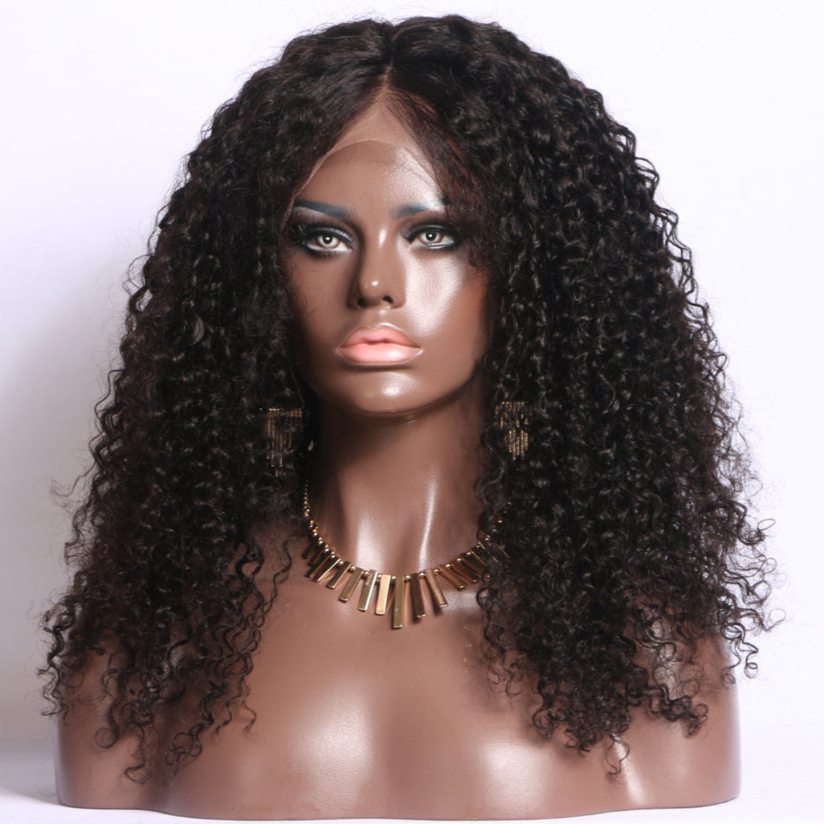 Peruvian Kinky Curly Full Lace Custom Unit