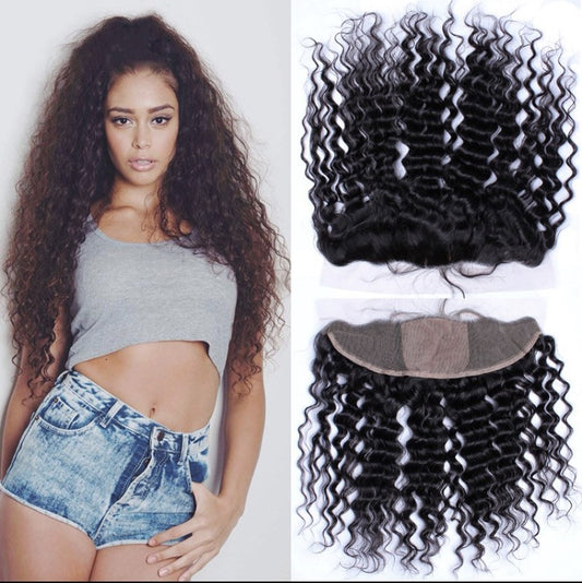 Virgin Deep Wave 13*4 Frontal