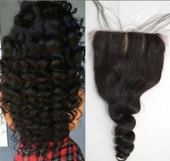 Virgin Loose Wave 4*4 Closure Extensions