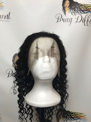 Peruvian Deep Wave Lace Front Custom Unit